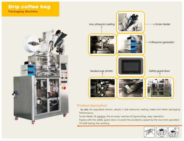 Automatic Drip Coffee Powder Bag Packing Machine Details