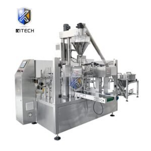 Automatic Rotary Doypack Auger Weighing Powder Packaging Machine