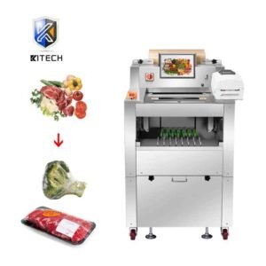 Semi-automatic Vegetable Fruit Cling Film Packing Machine